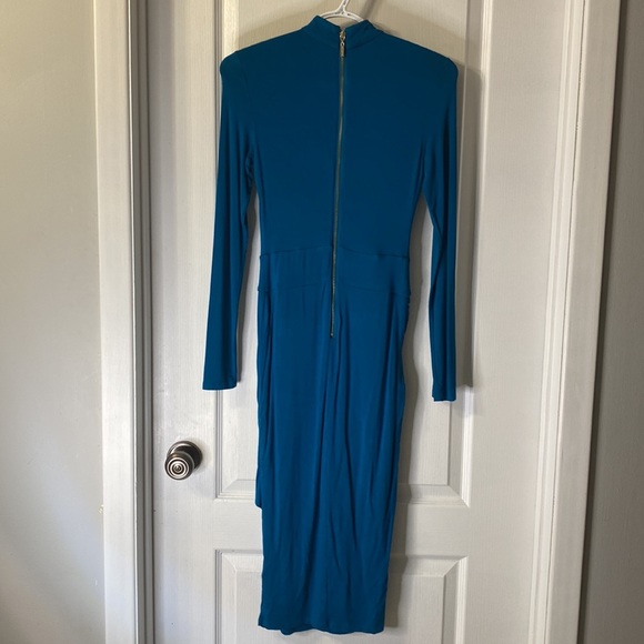 Marciano teal blue midi dress - Picture 4 of 7